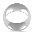Sterling Silver Wedding Band 10mm