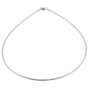 Sterling Silver Wired Round Omega Chains 1.3MM