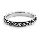 Sterling Silver Ancient Waves Band