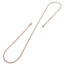 14K Rose Gold Plated Sterling Silver Rollo Chain 2.8MM
