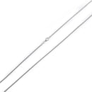 Sterling Silver Round Box Chain Necklace 1.75mm
