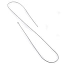 Sterling Silver Round Box Chain Necklace 1.75mm