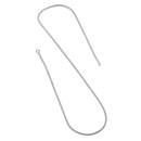 Sterling Silver Round Box Chain Necklace 5.3mm