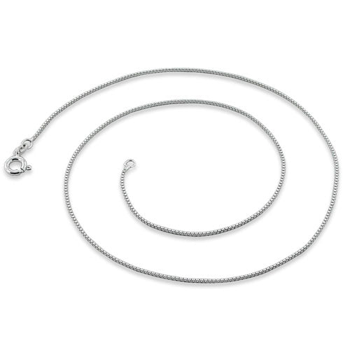 Sterling Silver Box Chain 0.7mm