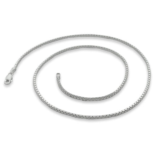 Sterling Silver Box Chain 1.45mm