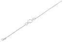 Sterling Silver Triple Round Link Bracelet
