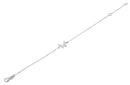 Sterling Silver Simple Butterfly Bracelet