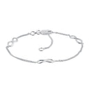 Sterling Silver Rockin' Infinity Bracelet