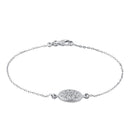 Sterling Silver Vintage Flower Bracelet