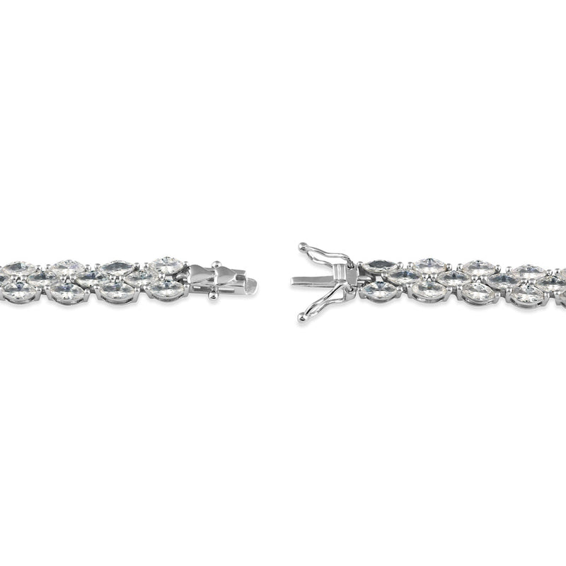 Sterling Silver Bridal CZ Bracelet