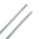 Sterling Silver 4mm Cubic Zirconia Tennis Bracelet