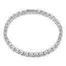 Sterling Silver 5mm Cubic Zirconia Tennis Bracelet
