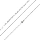 Sterling Silver Flat Cable Chain 1.15mm
