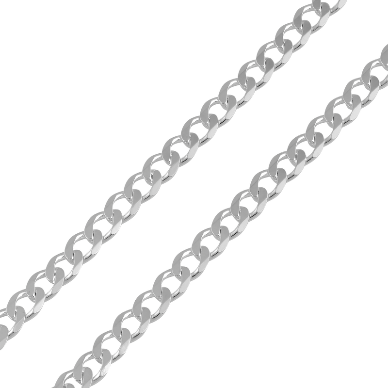 Sterling Silver Curb Chain 6MM