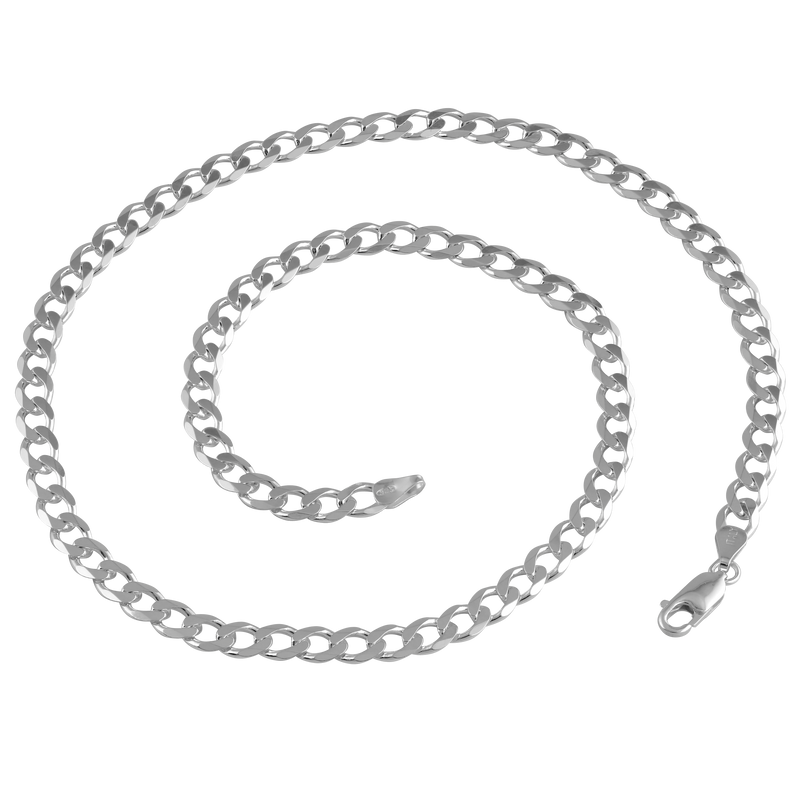 Sterling Silver Curb Chain 6MM