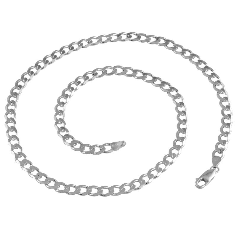 Sterling Silver Curb Chain 5.5MM