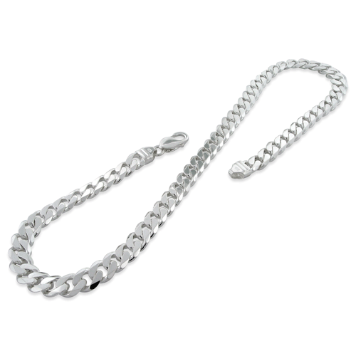 Sterling Silver Curb Chain 13MM