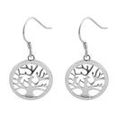 Sterling Silver Tree of Life Earrings