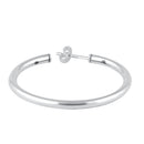 Sterling Silver 2.5mm x 40.0mm Hoop Earrings