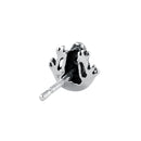 Sterling Silver Frog Stud Earrings