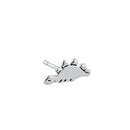 Sterling Silver Stegosaurus Earrings