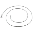 Sterling Silver Glitter Snake Chain 1.0mm