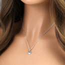 Sterling Silver "Love" Charm 16" Necklace