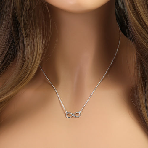 Sterling Silver Infinity Sign Necklace