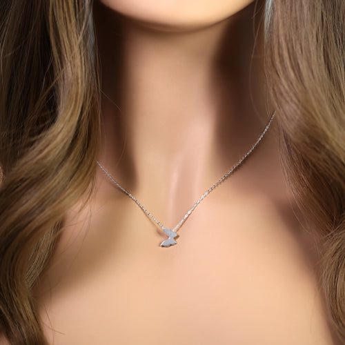 Sterling Silver Butterfly Necklace