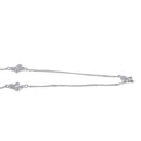 Sterling Silver Clear CZ Butterfly Necklace