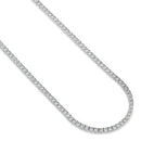 Sterling Silver 3mm Cubic Zirconia Tennis Necklace