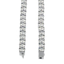 Sterling Silver 6mm Cubic Zirconia Tennis Necklace