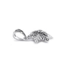 Sterling Silver Snowflake Marcasite Pendant