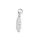 Sterling Silver Trendy Feather Pendant