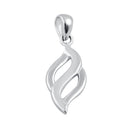 Sterling Silver Flame Pendant