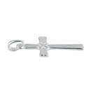 Sterling Silver Saltire Cross Pendant