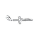 Sterling Silver Gamma Crucifix Pendant