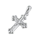 Sterling Silver Botonee Crucifix Pendant
