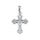 Sterling Silver Botonee Crucifix Pendant