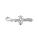 Sterling Silver Botonee Crucifix Pendant