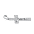 Sterling Silver Vine Crucifix Pendant