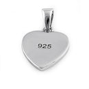 Sterling Silver Horse in Heart Pendant
