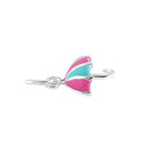Sterling Silver Multi Color Enamel Umbrella Pendant