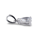 Sterling Silver 5X7mm Pear Cut CZ Pendant