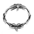 Sterling Silver Dragonfly Infinity Ring