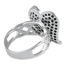 Sterling Silver CZ Heart Fine Ring