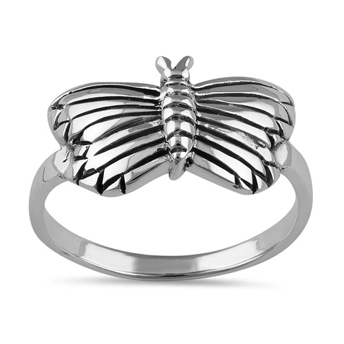 Sterling Silver Butterfly Ring