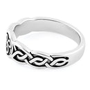 Sterling Silver Celtic Triskelion Ring