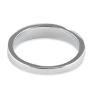 Sterling Silver Blue Lab Opal Band Ring