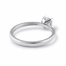 Sterling Silver 5mm Round Cut CZ Ring